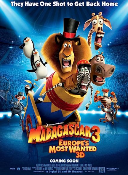 ماداگاسکار 3: تحت تعقیب ترین ها در اروپا